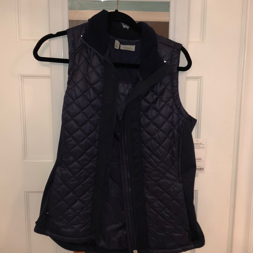 Athleta Navy Blue Rock Springs Vest